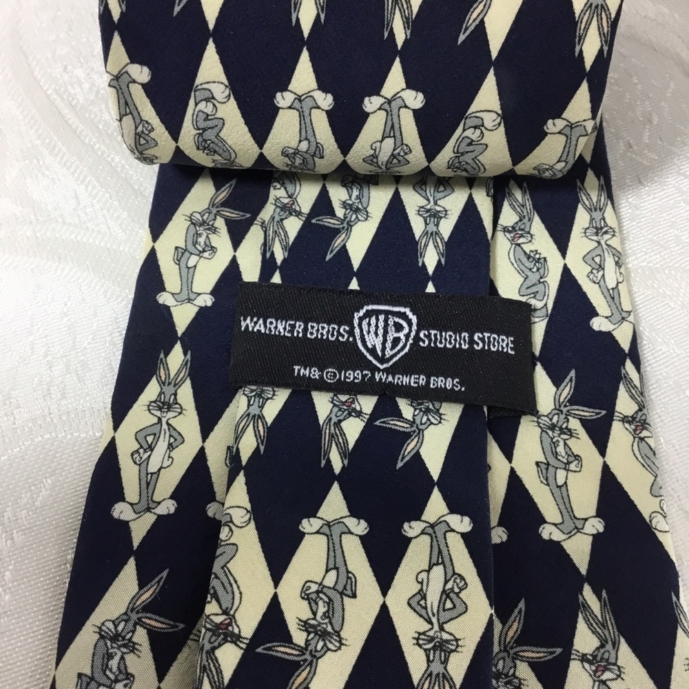 Warner Bros. Studio Store 1997 Bugs Bunny Tie - Picture 4 of 5